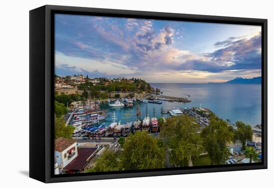 Old Harbour, Kaleici, Antalya, Turkey Minor, Eurasia-Neil Farrin-Framed Premier Image Canvas