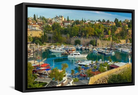 Old Harbour, Kaleici, Antalya, Turkey Minor, Eurasia-Neil Farrin-Framed Premier Image Canvas