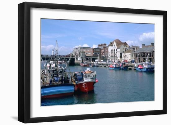 Old Harbour, Weymouth, Dorset-Peter Thompson-Framed Photographic Print