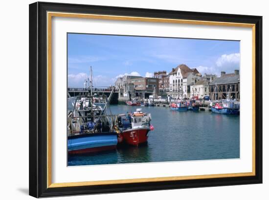 Old Harbour, Weymouth, Dorset-Peter Thompson-Framed Photographic Print