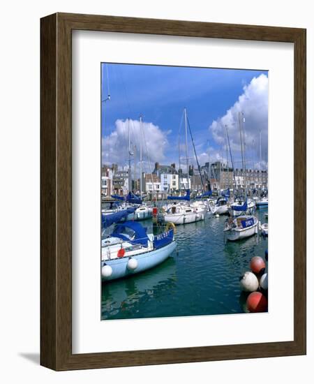 Old Harbour, Weymouth, Dorset-Peter Thompson-Framed Photographic Print