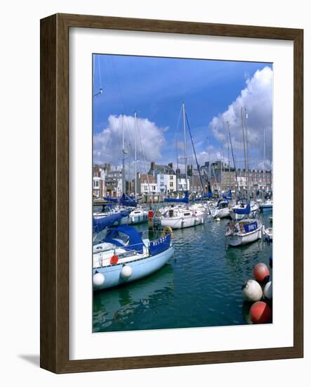 Old Harbour, Weymouth, Dorset-Peter Thompson-Framed Photographic Print