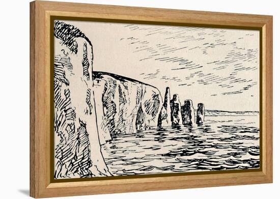 'Old Harry Rocks', 1929-Unknown-Framed Premier Image Canvas