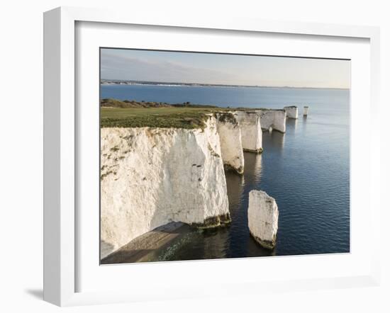 Old Harry Rocks, Jurassic Coast, UNESCO World Heritage Site, Dorset, England-Ben Pipe-Framed Photographic Print