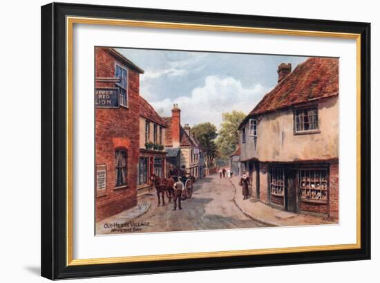 Old Herne Village, Nr. Herne Bay-Alfred Robert Quinton-Framed Giclee Print