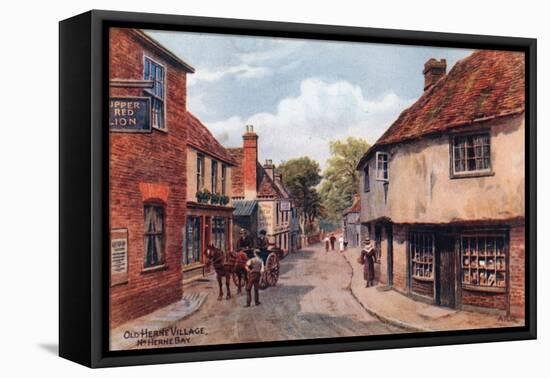 Old Herne Village, Nr. Herne Bay-Alfred Robert Quinton-Framed Premier Image Canvas