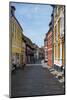 Old Historical Houses in Ribe, Denmark's Oldest Surviving City, Jutland, Denmark-Michael Runkel-Mounted Photographic Print