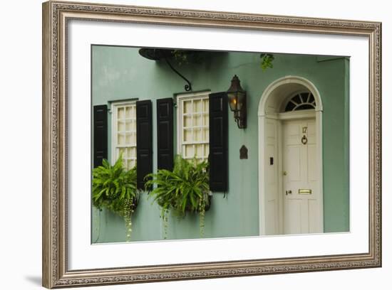 Old homes on Tradd Street, Charleston, South Carolina, USA-Bill Bachmann-Framed Photographic Print