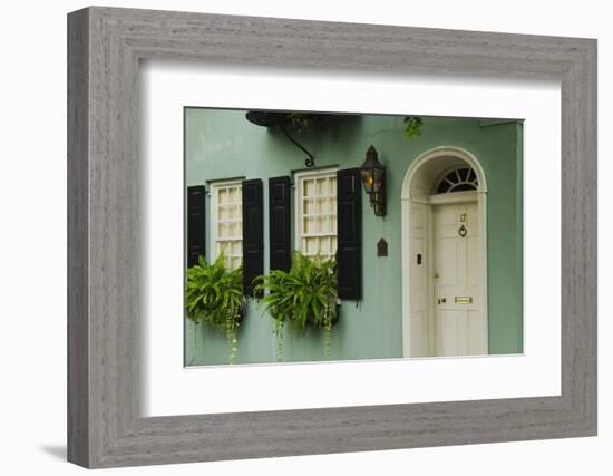 Old homes on Tradd Street, Charleston, South Carolina, USA-Bill Bachmann-Framed Photographic Print