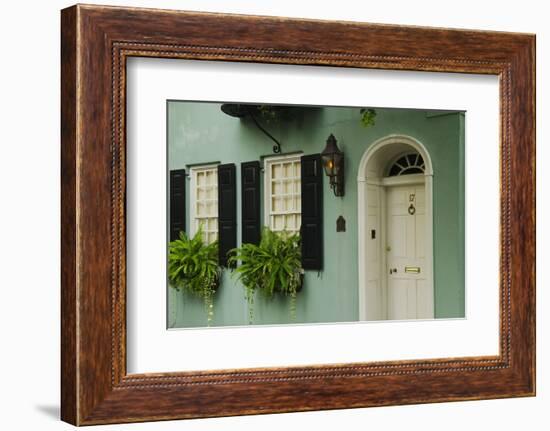 Old homes on Tradd Street, Charleston, South Carolina, USA-Bill Bachmann-Framed Photographic Print