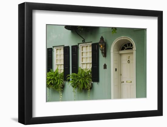 Old homes on Tradd Street, Charleston, South Carolina, USA-Bill Bachmann-Framed Photographic Print