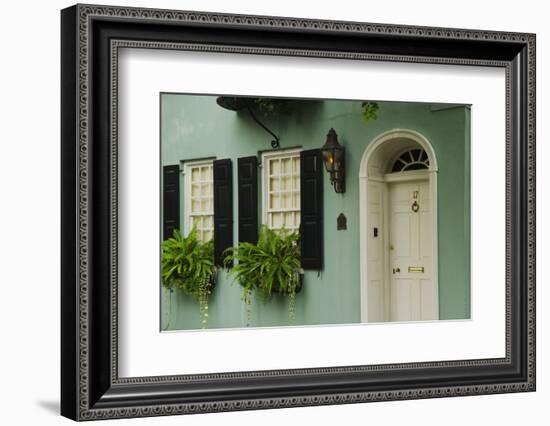 Old homes on Tradd Street, Charleston, South Carolina, USA-Bill Bachmann-Framed Photographic Print