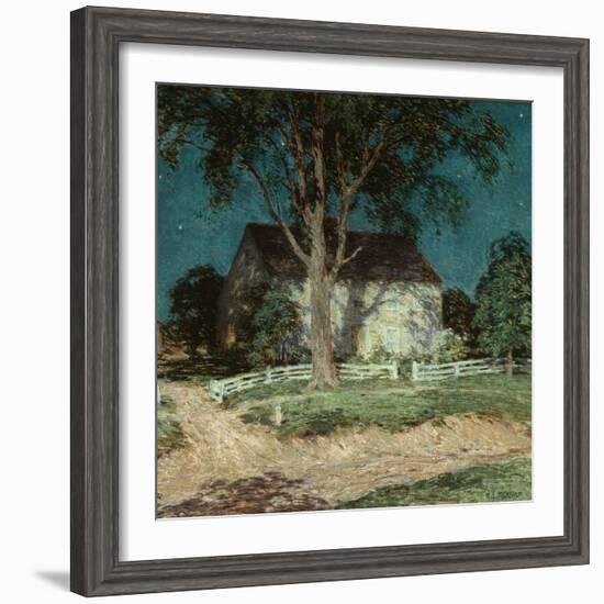 Old Homestead Connecticut, C.1914-Willard Leroy Metcalf-Framed Giclee Print