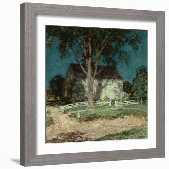 Old Homestead Connecticut, C.1914-Willard Leroy Metcalf-Framed Giclee Print