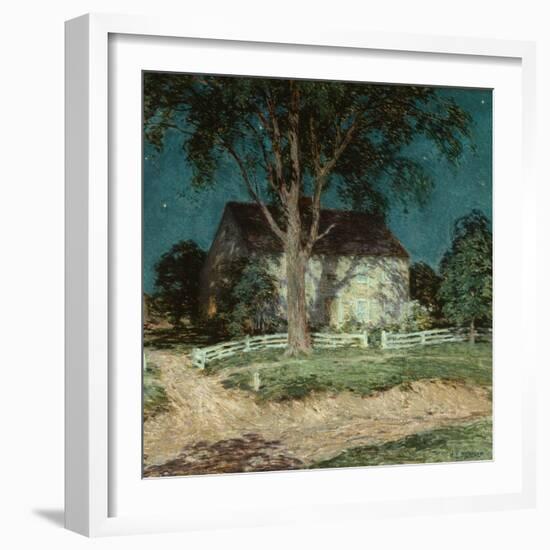 Old Homestead Connecticut, C.1914-Willard Leroy Metcalf-Framed Giclee Print