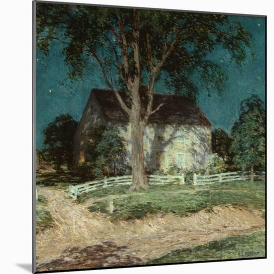 Old Homestead Connecticut, C.1914-Willard Leroy Metcalf-Mounted Giclee Print