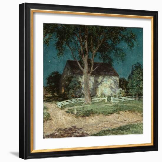 Old Homestead Connecticut, C.1914-Willard Leroy Metcalf-Framed Giclee Print