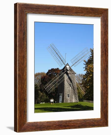 Old Hook Windmill, East Hampton, the Hamptons, Long Island, New York State, USA-Robert Harding-Framed Photographic Print