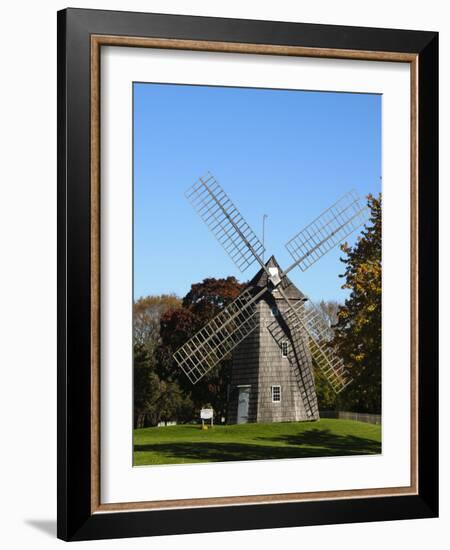 Old Hook Windmill, East Hampton, the Hamptons, Long Island, New York State, USA-Robert Harding-Framed Photographic Print