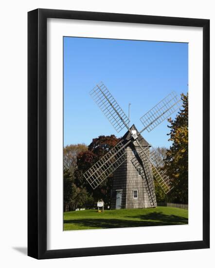 Old Hook Windmill, East Hampton, the Hamptons, Long Island, New York State, USA-Robert Harding-Framed Photographic Print