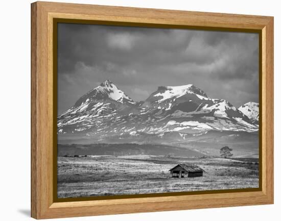 Old House Along the Rocky Mountain Front, Montana-Steven Gnam-Framed Premier Image Canvas