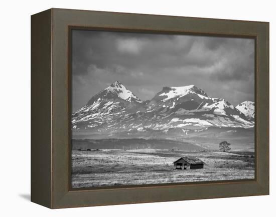 Old House Along the Rocky Mountain Front, Montana-Steven Gnam-Framed Premier Image Canvas