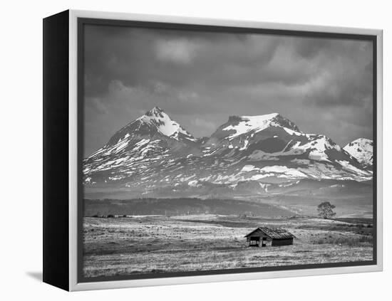 Old House Along the Rocky Mountain Front, Montana-Steven Gnam-Framed Premier Image Canvas