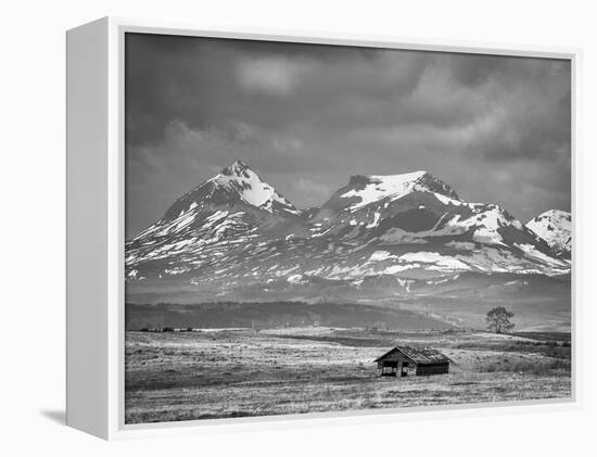 Old House Along the Rocky Mountain Front, Montana-Steven Gnam-Framed Premier Image Canvas