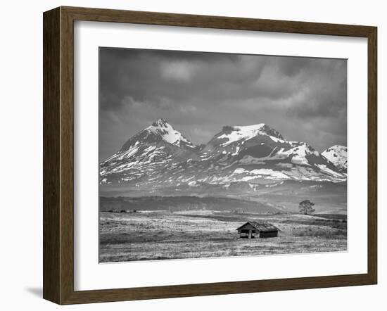 Old House Along the Rocky Mountain Front, Montana-Steven Gnam-Framed Photographic Print