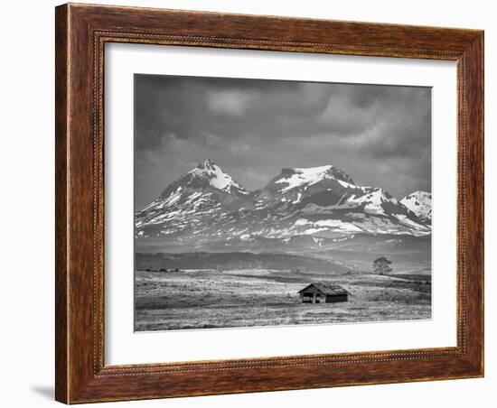 Old House Along the Rocky Mountain Front, Montana-Steven Gnam-Framed Photographic Print