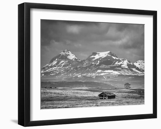 Old House Along the Rocky Mountain Front, Montana-Steven Gnam-Framed Photographic Print