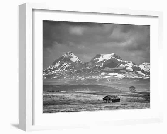 Old House Along the Rocky Mountain Front, Montana-Steven Gnam-Framed Photographic Print