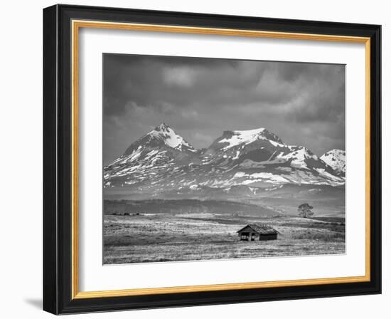 Old House Along the Rocky Mountain Front, Montana-Steven Gnam-Framed Photographic Print