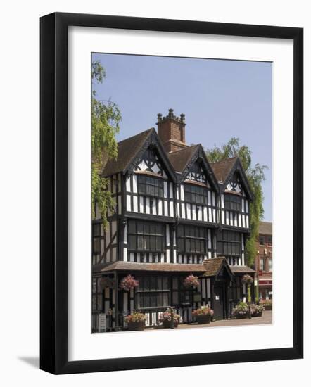 Old House, Built in 1621, Now a Museum, Hereford, Herefordshire, Midlands-David Hughes-Framed Photographic Print