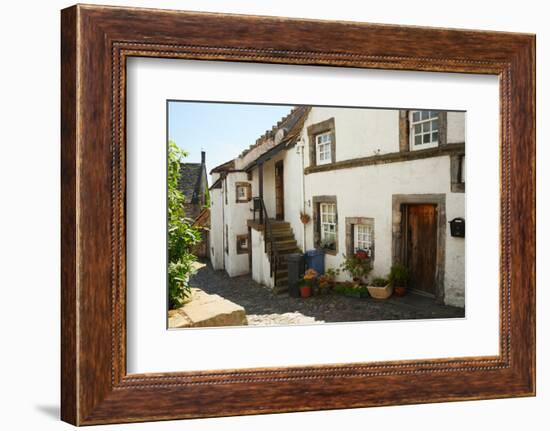 Old House in Culross, Scotland, UK-A_nella-Framed Photographic Print