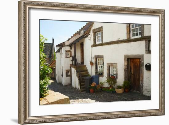 Old House in Culross, Scotland, UK-A_nella-Framed Photographic Print