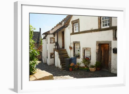 Old House in Culross, Scotland, UK-A_nella-Framed Photographic Print