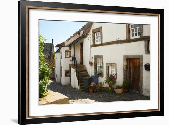 Old House in Culross, Scotland, UK-A_nella-Framed Photographic Print