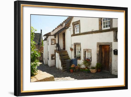 Old House in Culross, Scotland, UK-A_nella-Framed Photographic Print