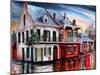 Old House on Royal Street-Diane Millsap-Mounted Art Print