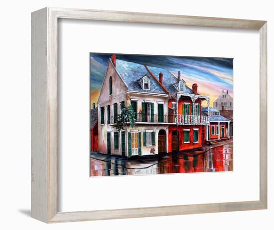 Old House on Royal Street-Diane Millsap-Framed Art Print