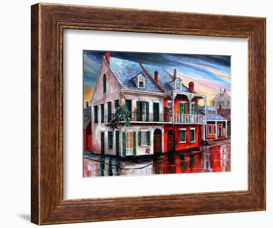 Old House on Royal Street-Diane Millsap-Framed Art Print