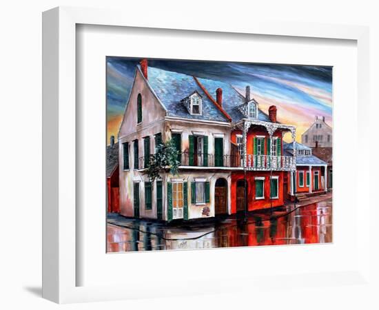 Old House on Royal Street-Diane Millsap-Framed Art Print