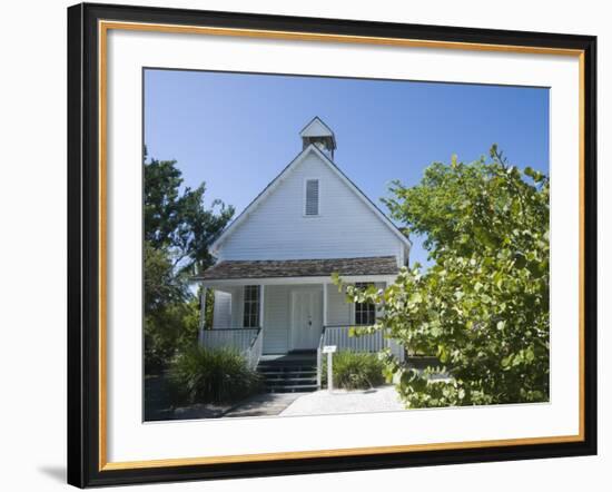 Old Houses in Historic Village Museum, Sanibel Island, Gulf Coast, Florida-Robert Harding-Framed Photographic Print