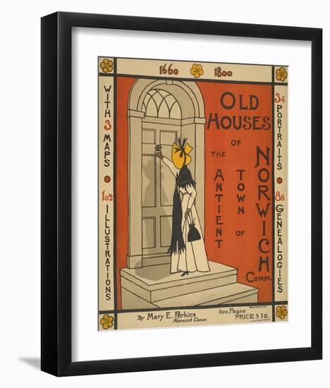 Old Houses of Norwich-null-Framed Art Print