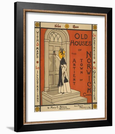 Old Houses of Norwich-null-Framed Art Print