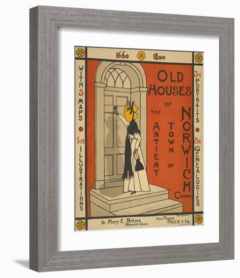 Old Houses of Norwich-null-Framed Art Print