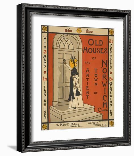 Old Houses of Norwich-null-Framed Art Print