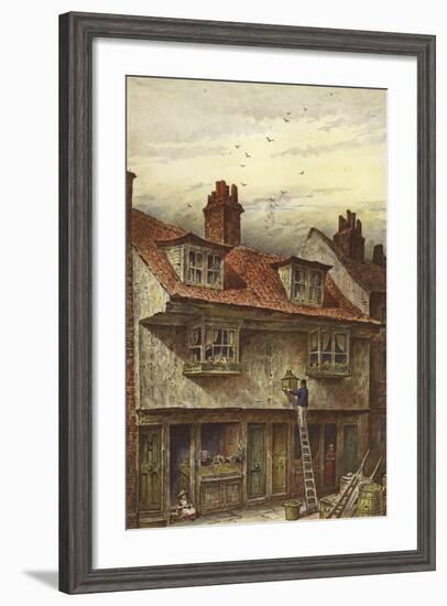 Old Houses, Saffron Hill-Waldo Sargeant-Framed Giclee Print