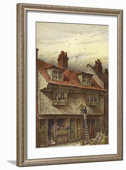 Old Houses, Saffron Hill-Waldo Sargeant-Framed Giclee Print